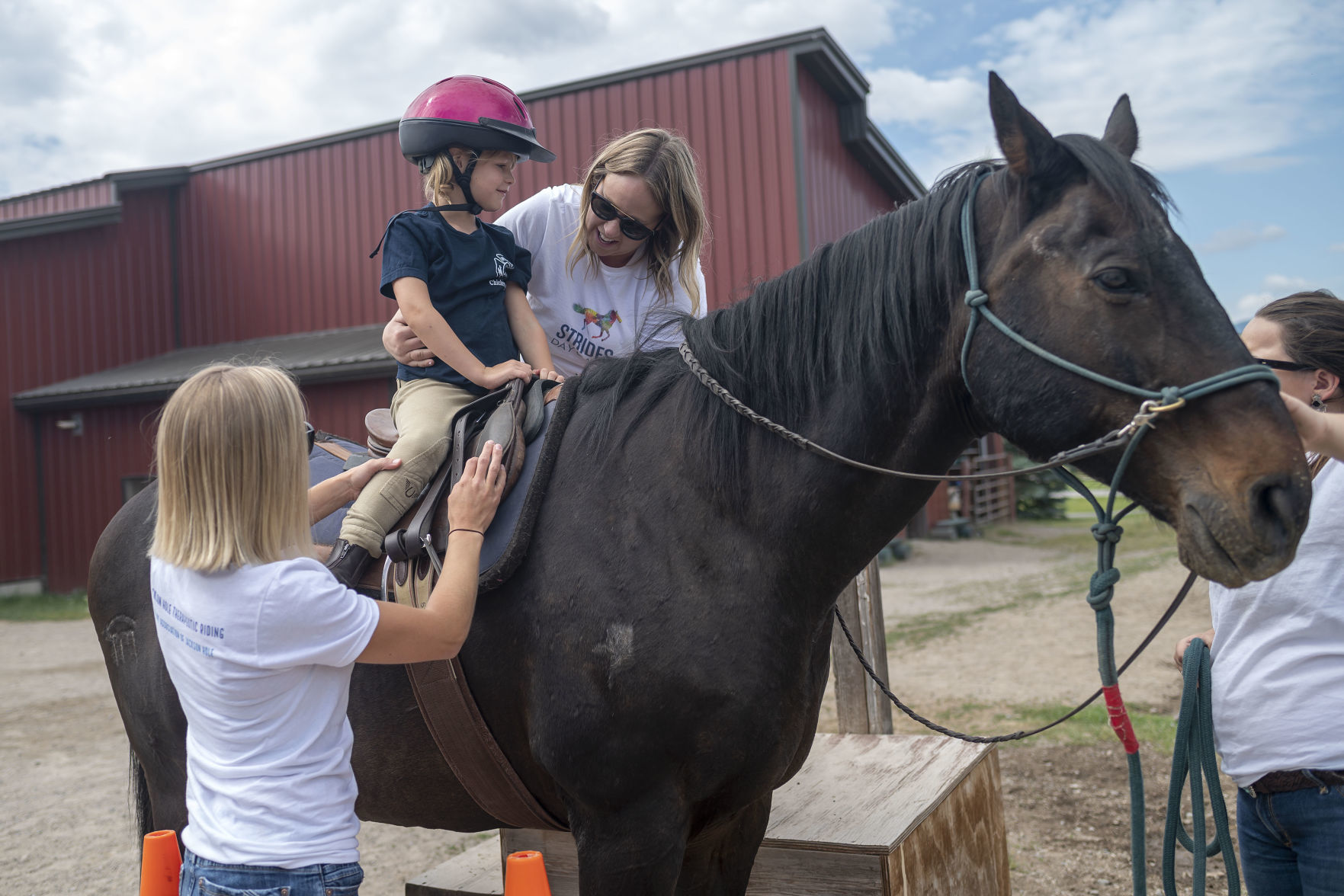 Therapeutic riding summer camp